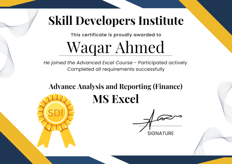 Accounting and Finance Professional Waqar, USA, education and certifications